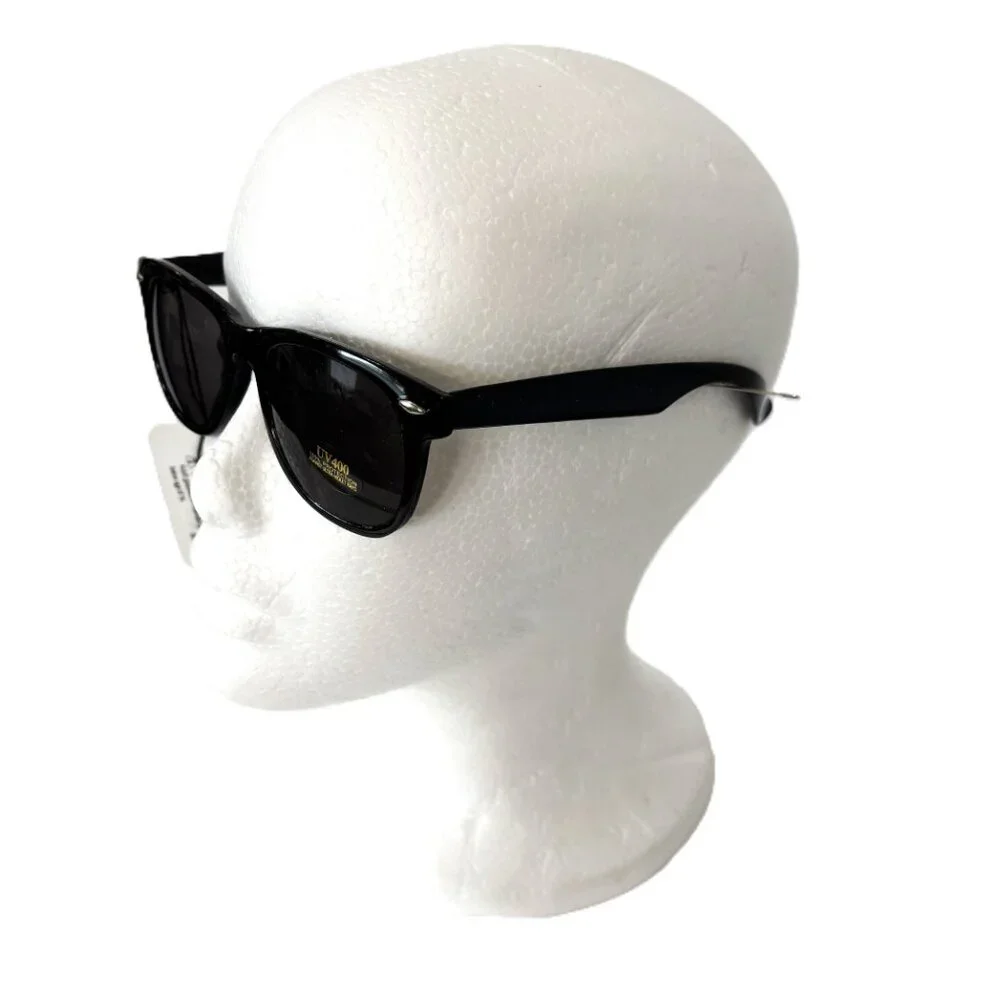 ELOPE Men In Black or Blues Brothers Black Rim Sunglasses  NWT NOS